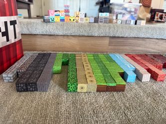 Minecraft-Style Mini Magnetic Cubes ~200 pieces + Box