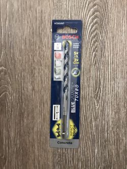 Bosch 5/16 in. x 4 in. x 6 in. Blue Granite Turbo Carbide Hammer Drill Bit for Concrete, Stone and Masonry Drilling