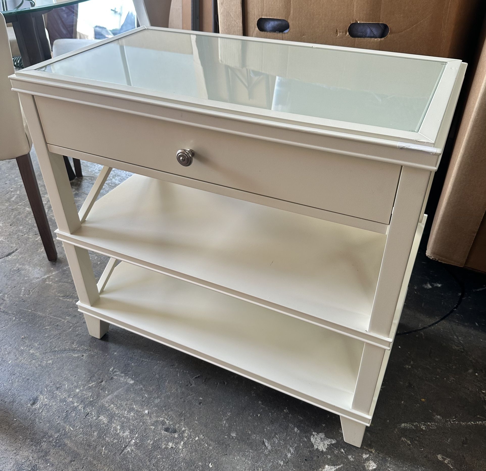 Small Table w/ Glass Top
