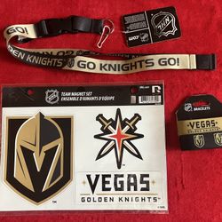 OFFICIAL LAS VEGAS GOLDEN KNIGHTS DECAL VINYL MAGNET LANYARD BRACELET WRIST BAND ‼️ See More COOL Stuff Here ... ‼️