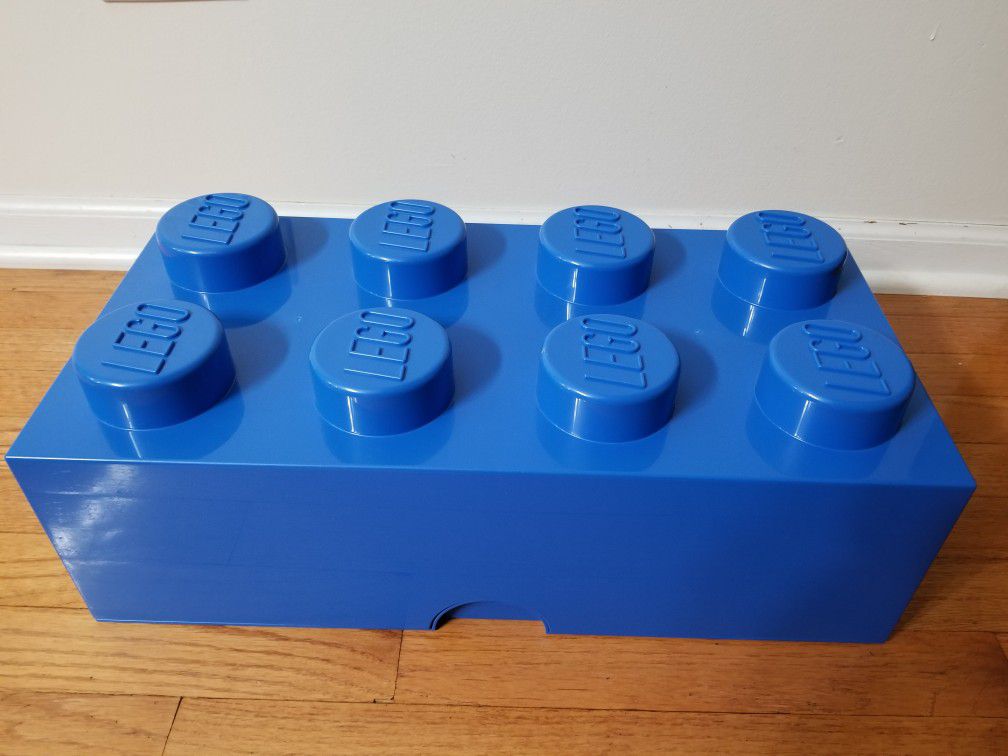 Lego Storage Brick Box Blue