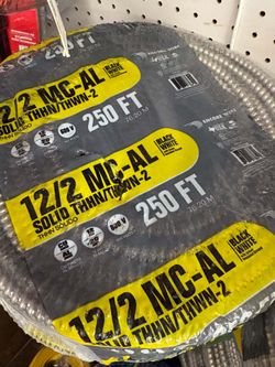 New MC metal clad cable 12/2