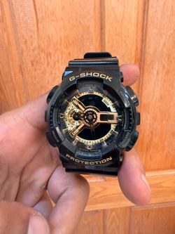 G Shock Black & Gold