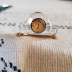 Swarvoski Crystal Miniature Clock