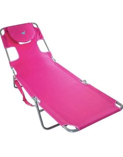 BRAND NEW Ostrich 3 N 1 Beach Chair / Lounger Color: Pink 