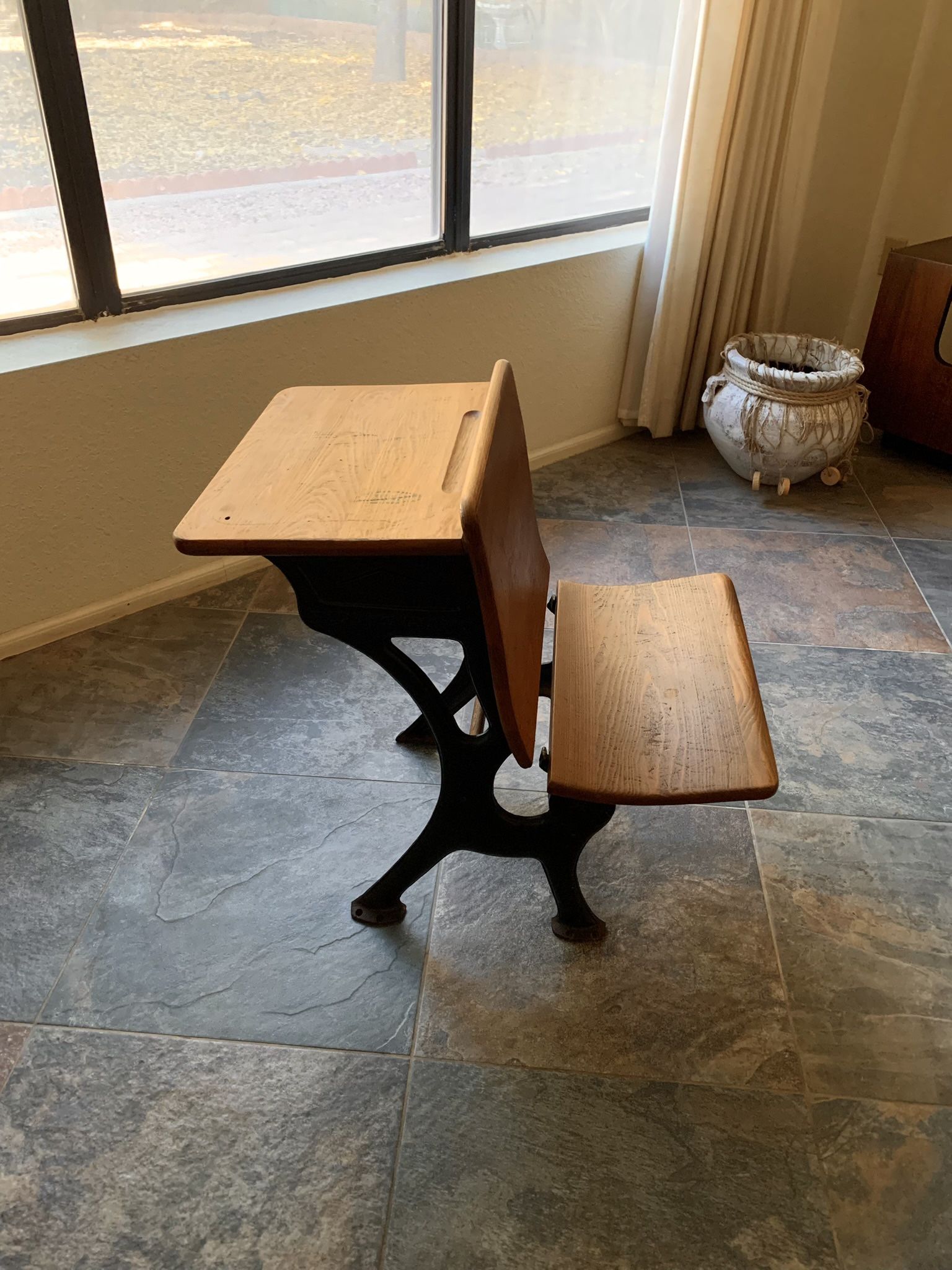 ANTIQUE CHILDS DESK REDUCED