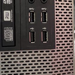 Dell Pc Tower Computer OptiPlex 7010 Windows 11 Pro, Intel Core i5, Ram 8GB, 128gb SSD Drive 