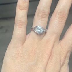 Moissanite Engagement Ring