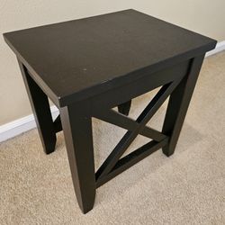 Black Wooden Display Table