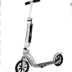 Hudora - Scooter For Kids & Adults With Big Wheels, Silver