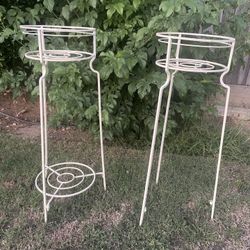 2 Metal Plant Stand 