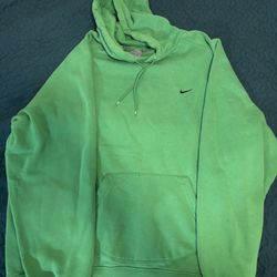 Green Nike Hoodie Size XL