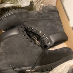 Black Timbs Size 14