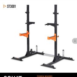 Professional Power Rack Stand With Safety Posts And Dip Station