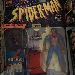 Spiderman with parachute 1990s