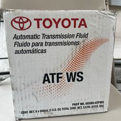 Toyota W/S Transmission Oil Box 6Qts