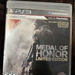 Medal Of Honor-Limited Edition for PlayStation 3(Also includes “Medal of Honor: Frontline”)