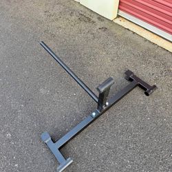 Deadlift Bar Jack Barbell Lifts Quick Changes Weight Plates Olympic Bar Jack was Double Grooved