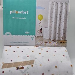Pillowfort Pals Kids Shower Curtain 