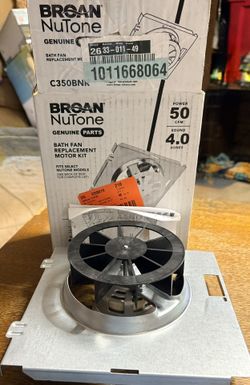 Nutone Replacement  Motor Wheel forVentilation Fan