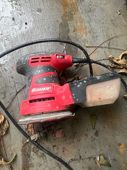 Bauer electric orbital sander