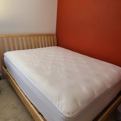 Queen Bed and Bed Frame