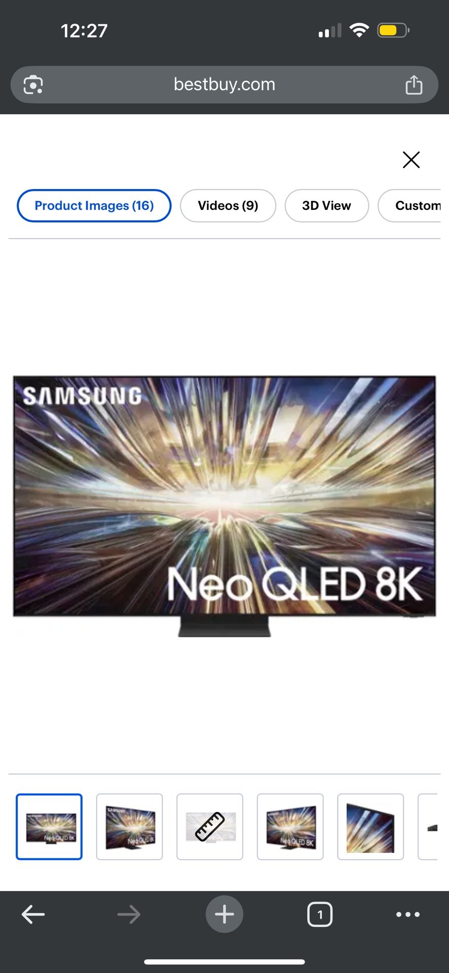 Samsung - 85” Class QN800D Series Neo QLED 8K Mini LED Smart Tizen TV
