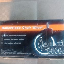 Brand New 5 Desk Chair Wheels