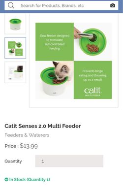 Catit Senses 2.0 Multi Feeder (for cats)