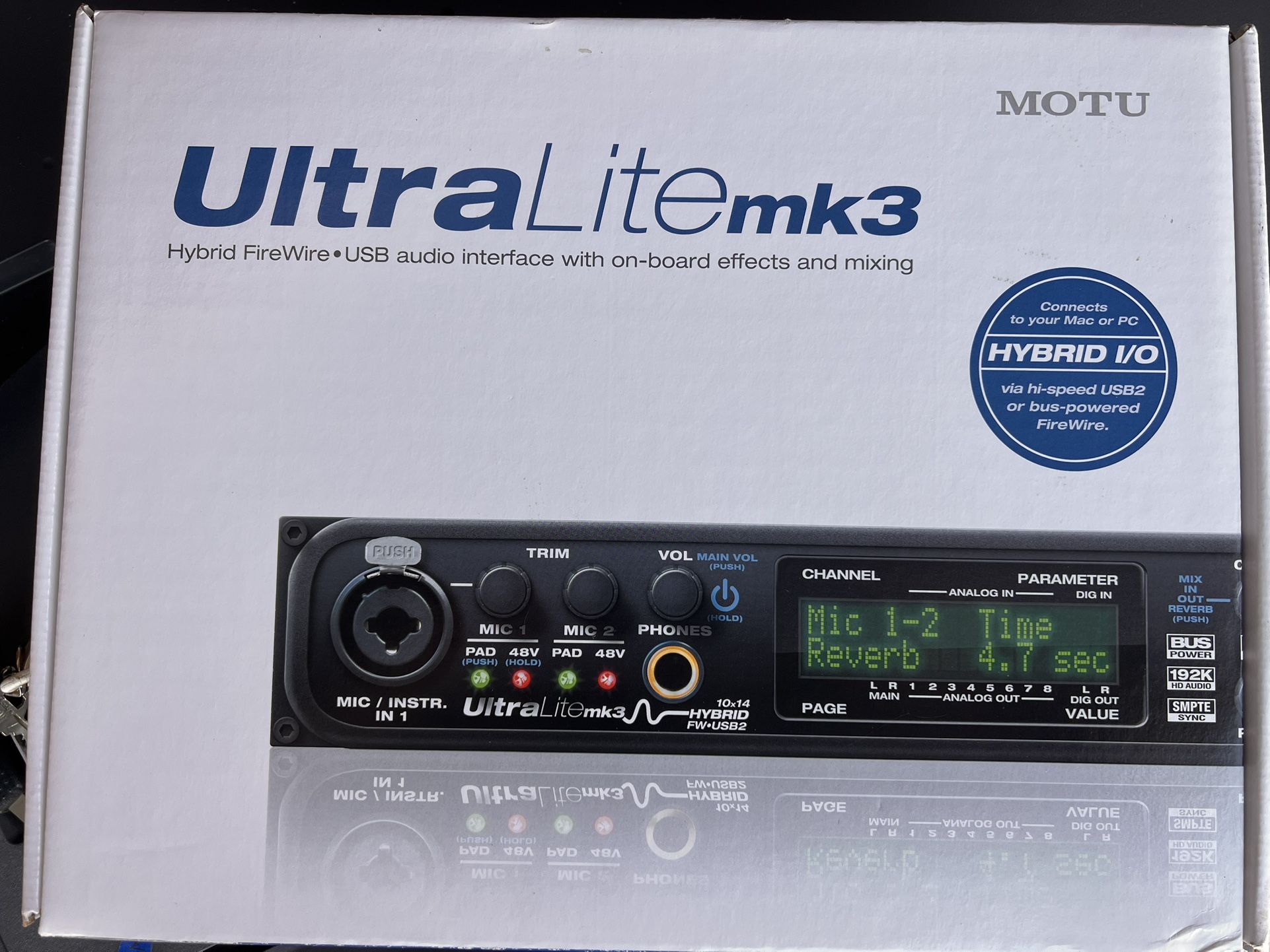 MOTU UltraLite-MK3 Hybrid USB2 Audio Interface