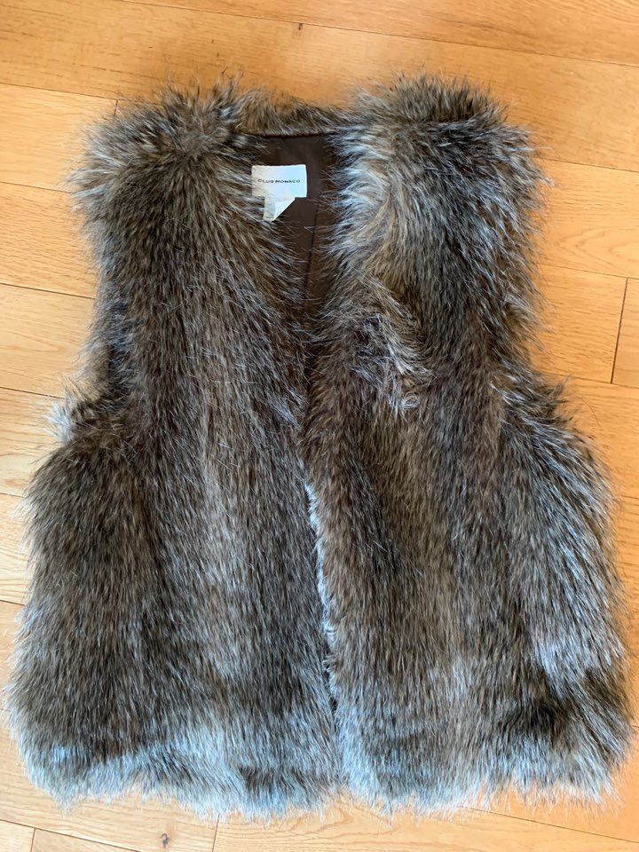 Faux fur vest from club Monaco