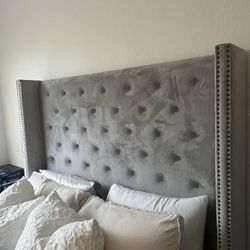 Queen Size Bed With Head Only Adjustable Base. Open Box Conditions.