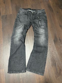 Purple jeans