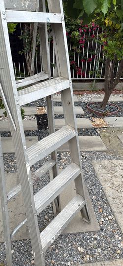 Lightweight aluminum ladder