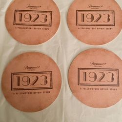 1923 Yellowstone Story Paramount+ TV Show 4 Coasters SDCC Promo