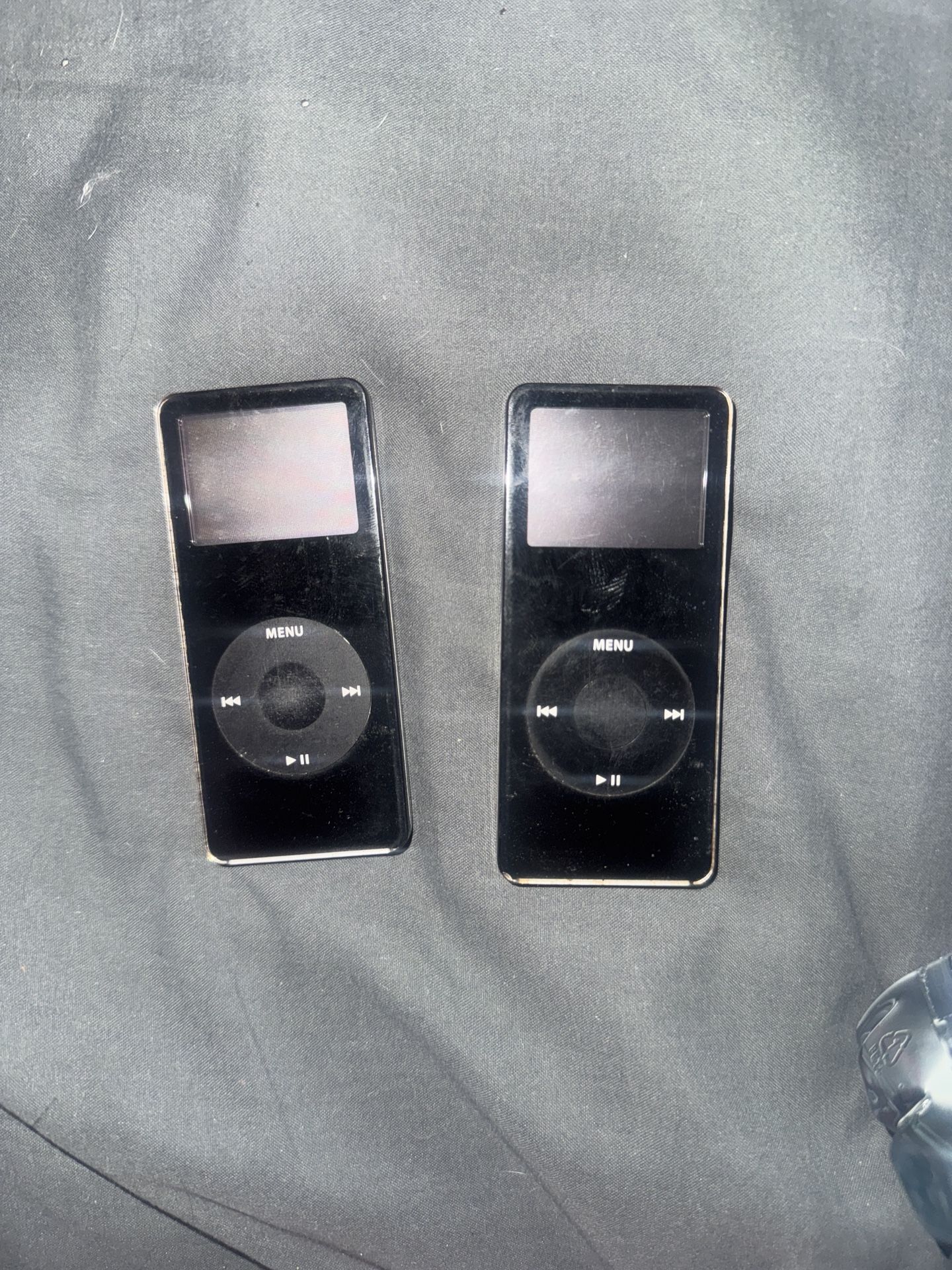 2 Black IPod Nanos Original 1gb