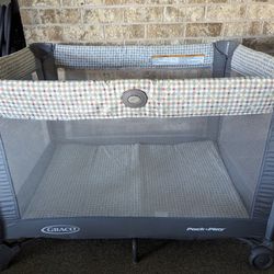Graco Pack N Play, Great Condition Just No Cover Bag, Gray Color