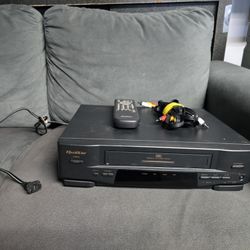 Qasar VCR w/remote and hookups ready to use tested and working