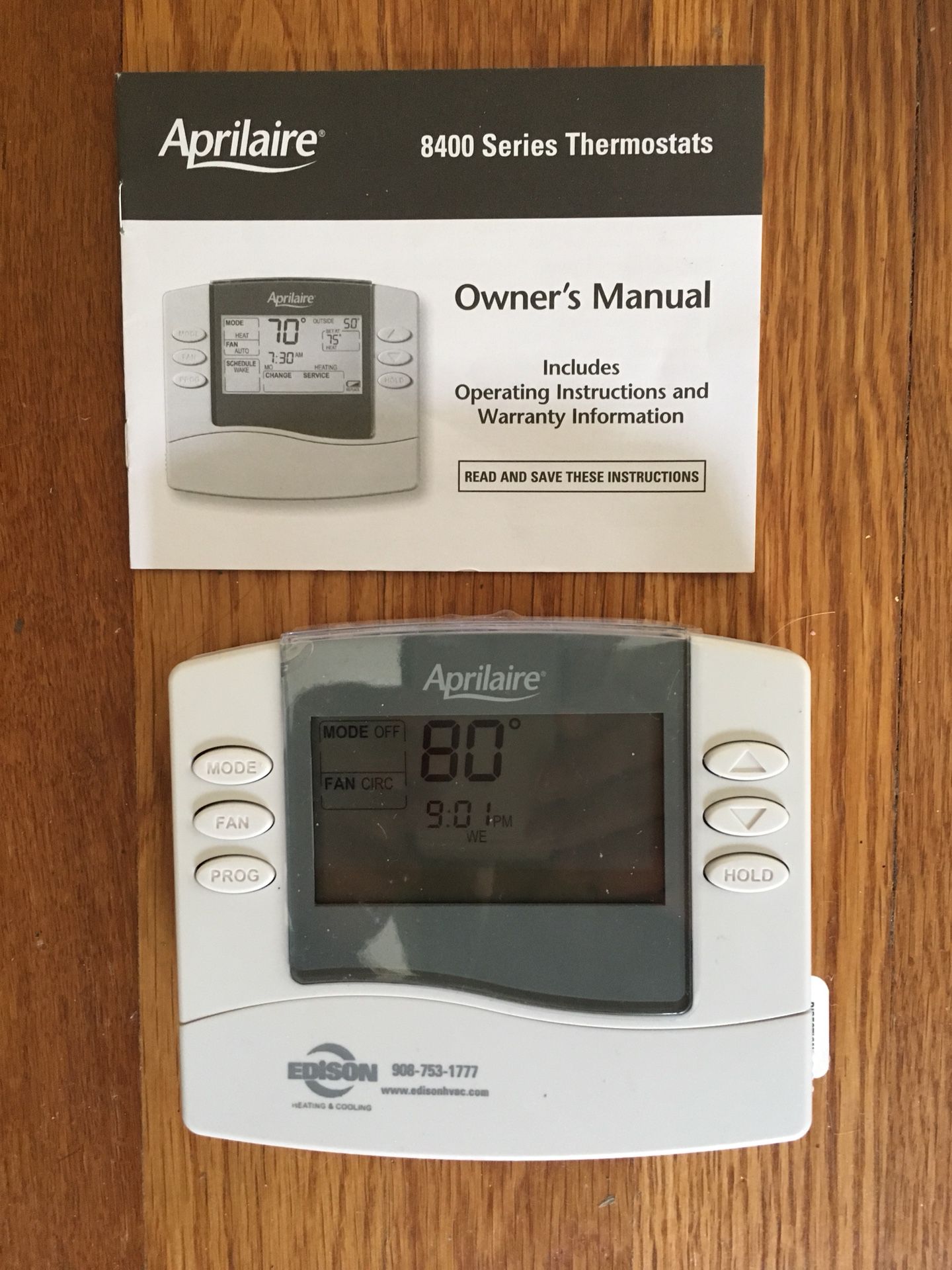 Aprilaire 8400 Series Thermostat