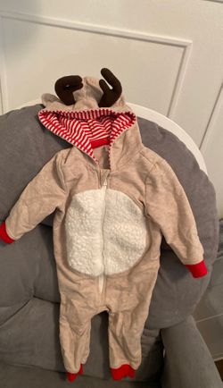 6-9 reindeer onesie
