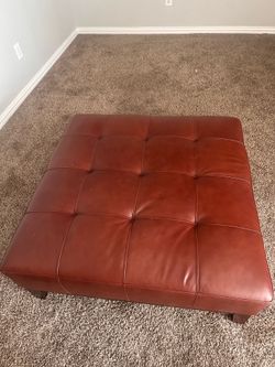 Reddish brown Ottoman