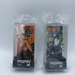 FIGPIN NARUTO SHIPPUDEN NARUTO (ACTION POSE) #530 ENAMEL PIN & SASUKE #553