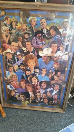 Country singers framed
