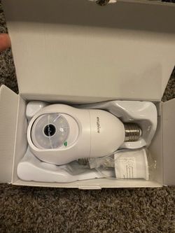 Light bulb security camera