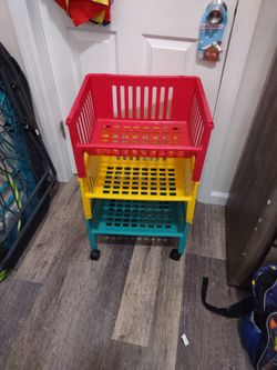 Open Rolling Cart 