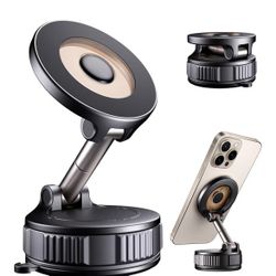 Magnetic Phone Holder for Car [120+ LB Strongest Suction & 2800gf Strongest Magnetic] 360° Adjustable Car Phone Holder for Magsafe iPhone 17 Pro Max 1