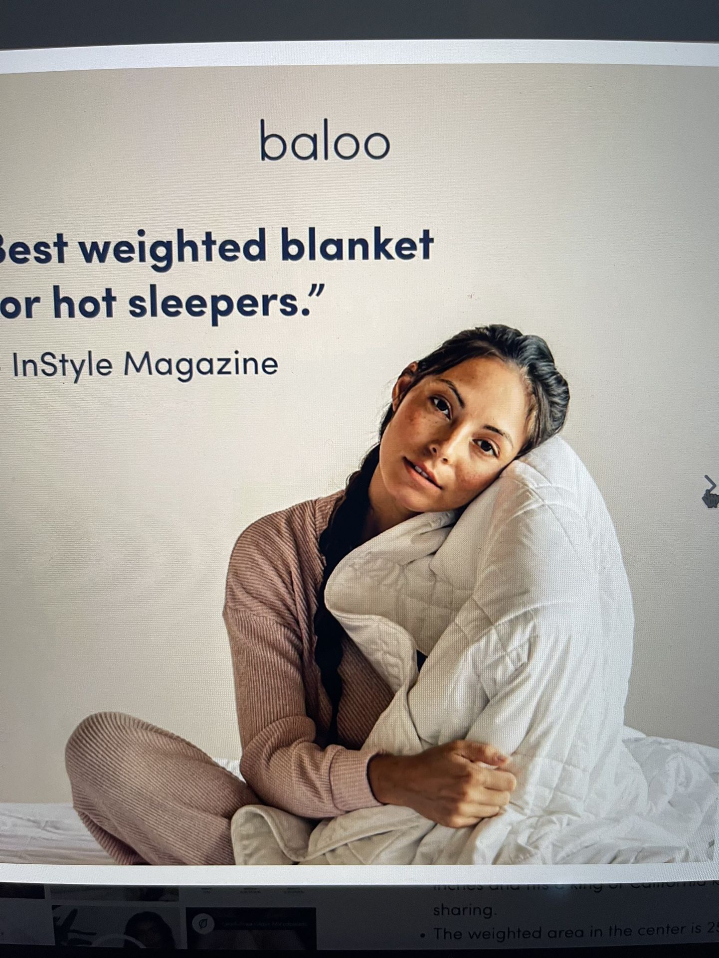 Weighted Blanket  92x 108 / 20 Pounds