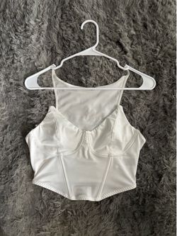 Corset spaghetti strap top