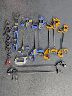 DeWalt Irwin Claps LOT