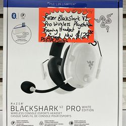Razer BlackShark V2 Pro Wireless PlayStation Gaming Headset Brand New  PS5/ PC/ Switch 